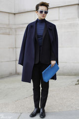 组图：刘力扬时尚街拍造型多变 演绎多样魅力