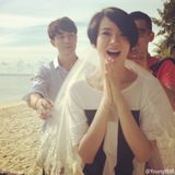 组图:李承铉海岛求婚戚薇办浪漫婚礼