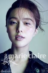 高清图：范冰冰登《嘉人》封面 帅气裸妆气质迷人