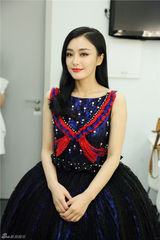 组图：秦岚复古礼服看秀 蓬裙高贵轻盈