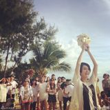 组图:李承铉海岛求婚戚薇办浪漫婚礼