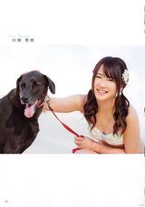 组图：AKB48穿泳衣与狗拍写真 身材热辣喷鼻血