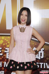 组图：茜拉不知GEM张杰緋闻 姚贝娜赞香港粉丝