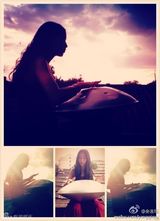 组图：央吉玛搞怪生活照曝光 点朱砂另类妆容