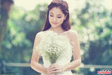 组图：王奕敏许嘉伟拍婚纱照 艳阳灿烂笑容甜美