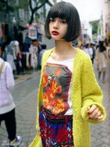 组图：日美混血嫩模走红 被誉日版奥黛丽赫本