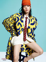 组图：白百何素颜迷人登封面 显小妞个性美