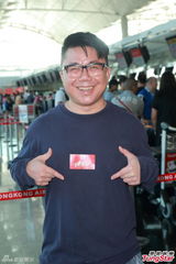 组图：米雪罗仲谦沈震轩《冲线》赴台拍外景