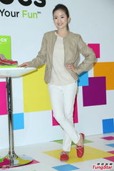 组图：林依晨变女版都敏俊 英国台湾瞬移捞金