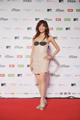 高清组图：MTV超级盛典红地毯 众星美丽“冻”人