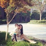 组图：美女硕士毕业抱儿子怀女儿被赞人生赢家