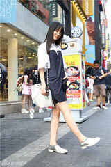 组图：SNH48韩国行私服照曝光 萌妹秀长腿