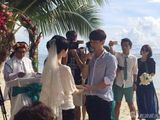 组图:李承铉海岛求婚戚薇办浪漫婚礼