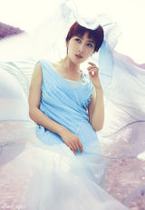 组图：马苏初夏清新写真 纱裙飘扬似曼妙仙子