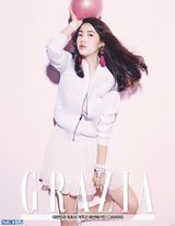 组图：Tara前成员花英运动写真 散发动感魅力