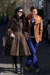 组图：伙呆！范冰冰谢霆锋巴黎上演一日情人