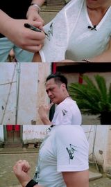 组图：靓坤有颗少女心！吴镇宇见姚明秒变粉丝