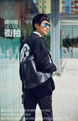 明星爱街拍：潮爸陈楚生演绎黑与白的花花世界