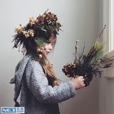 组图：大眼萝莉姐妹走红 写真妈妈掌镜精致如画