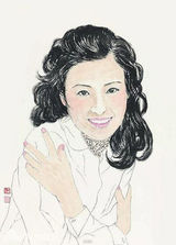 组图：朱军画笔下的央视女持人个个传神