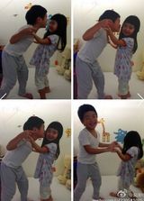 策划：我家有娃初长成 爸爸2萌娃幼时照大曝光