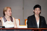 高清组图：JYJ朴有天参加2011首尔电视剧盛典记者会