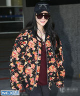 组图：范冰冰碎花装LV包抵澳洲 全身名牌国际范