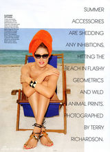 高清组图：荷兰名模杜晨-科洛斯杂志写真秀美体