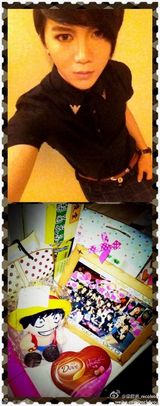 组图：好声音视觉美男梁君诺私照 网曝整容传言