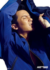 组图：李晨凌空漂浮登封面 挥洒汗水腹肌抢镜