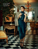 组图：纽约名媛奥利维亚-巴勒莫登杂志封面