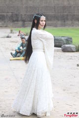 组图：《古剑奇谭》探班 阿娇(钟欣桐)乔振宇生死离别