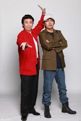 组图：李维嘉谢娜扮神雕侠侣 戴军扮金轮法王