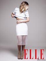 斯嘉丽-约翰逊《ELLE》大片楚楚可人
