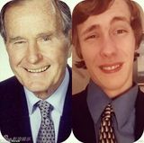 组图：美高中生模仿历任总统趣味表情走红