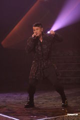 组图：《劲歌金曲》录影 阿Sa(蔡卓妍)梁汉文亮相