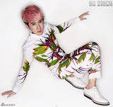 组图：张睿全新时尚写真 印花衬衣个性前卫