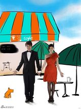 组图：吕颂贤戴娇倩登杂志封面 祝福新年精彩不断