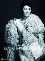 组图：袁咏仪黑白质感大片演绎古典美人