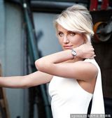 组图：卡梅隆-迪亚茨广告大片 白裙优雅女神风范