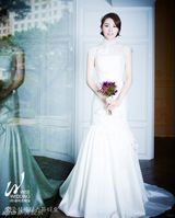 组图：KBS美女主持人朴智贤婚纱写真曝光