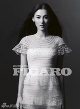 组图：张柏芝大气拍杂志封面 直言出来捞快钱