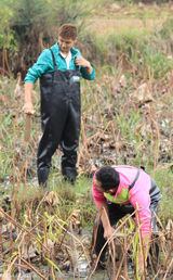 组图：《爸爸》萌爸林志颖劳作搞怪似少年