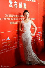 组图：吴奇隆刘诗诗李小璐等亮相华鼎奖红毯