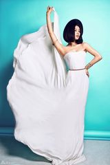 组图：刘诗诗夏日气场写真 裙摆飞扬展率性真我