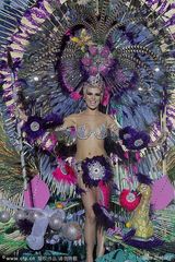 组图：群岛女王竞选佳丽盛装表演