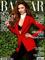 高清图：超模米兰达-可儿《BAZAAR》帅气骑马装