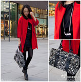 组图：明星爱街拍第六期之冬日搭配 大衣VS毛衣