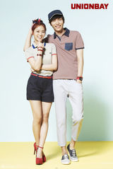 高清组图：KARA李民基携手拍夏装广告清新活泼