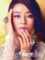 组图：王媛可油画质感《新娘》大片 怒放女人的颜色